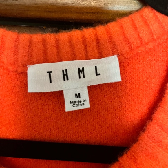 THML KELLY COLOR BLOCK DETAILED SWEATER ~ SIZE MEDIUM ~ NWOT - Picture 3 of 8